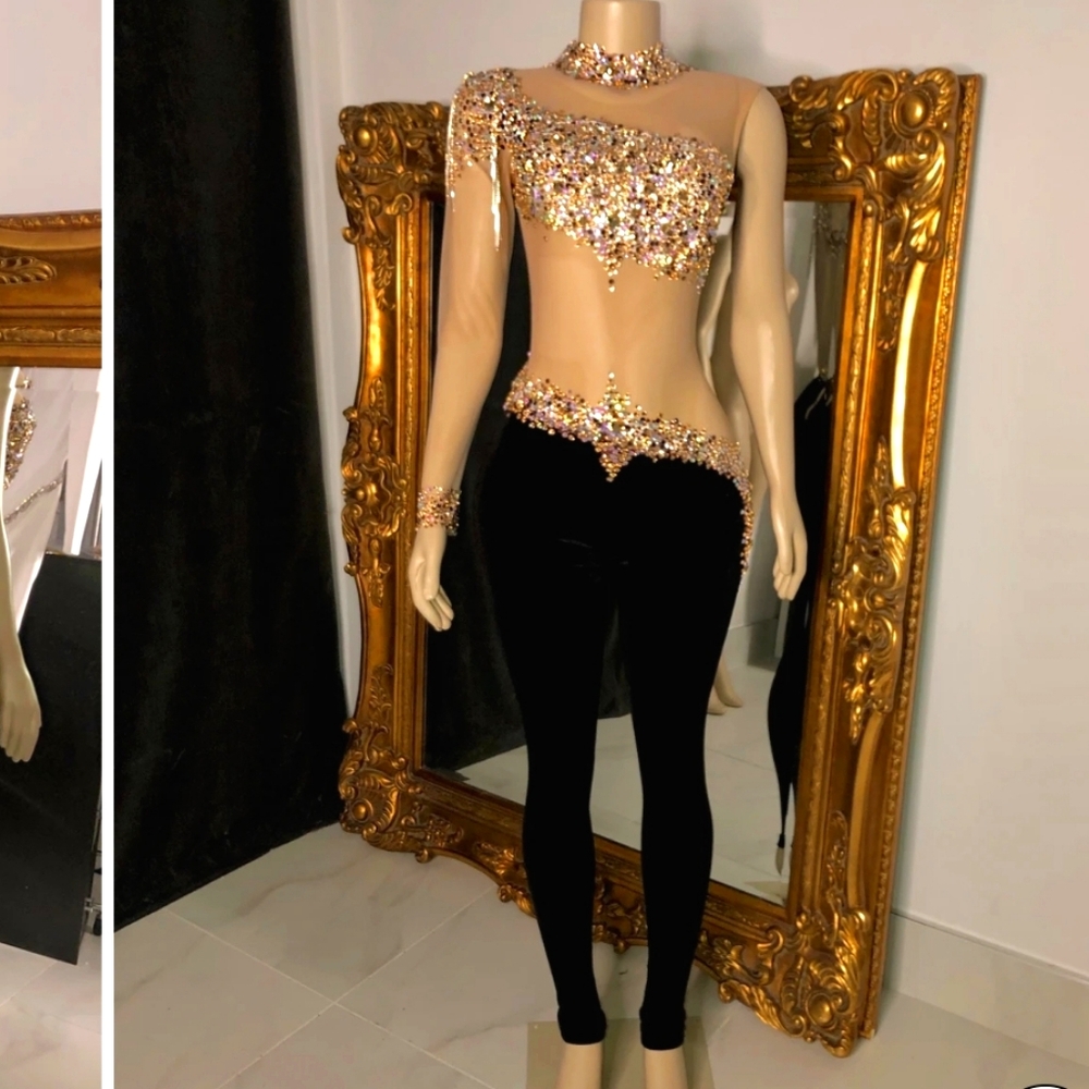 Rhinestone Jumpsuit